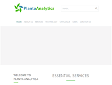 Tablet Screenshot of plantaanalytica.com